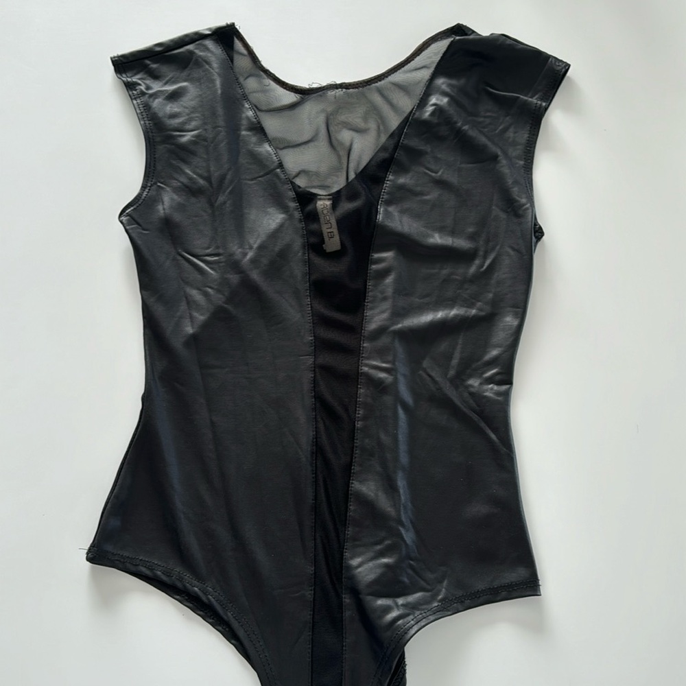 Sexy black thong bodysuit from Arden B